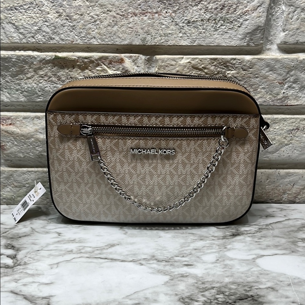 MICHAEL KORS JET SET LARGE OMBRÉ CROSSBODY BAG. NWT. - Picture 2 of 12